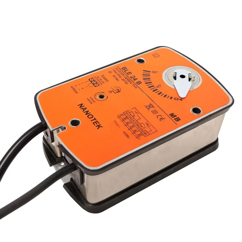 Электропривод Нанотек BLE 230 B 7.0 (7 Н·м, противопожарный, реверсивный)