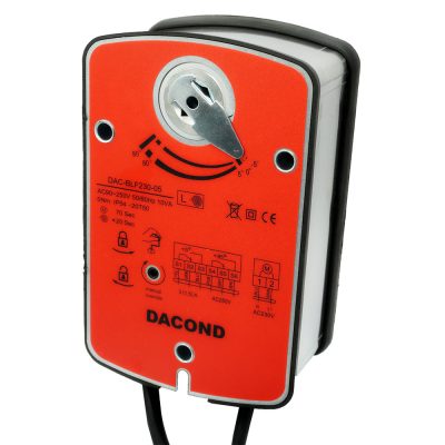 Электропривод DACOND DAC-BLF230-20 (20 Н·м, 230 В, для ОЗК, с пружиной)