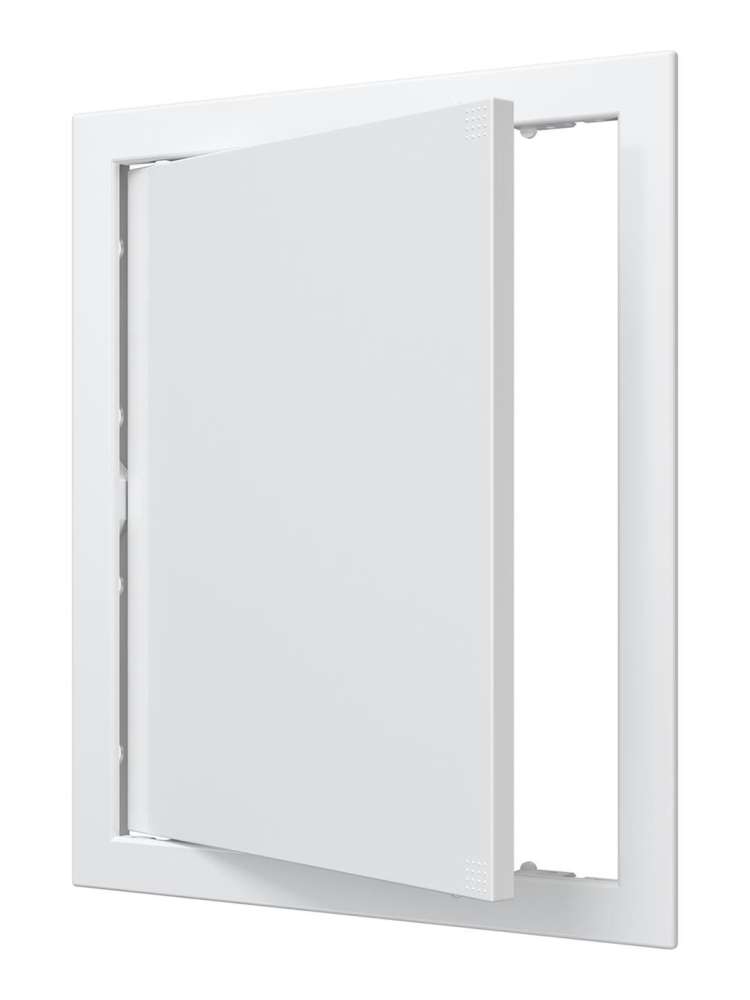 Люк ревизионный AD фланец 246х296 нажимной 268х318 пластик AURAMAX