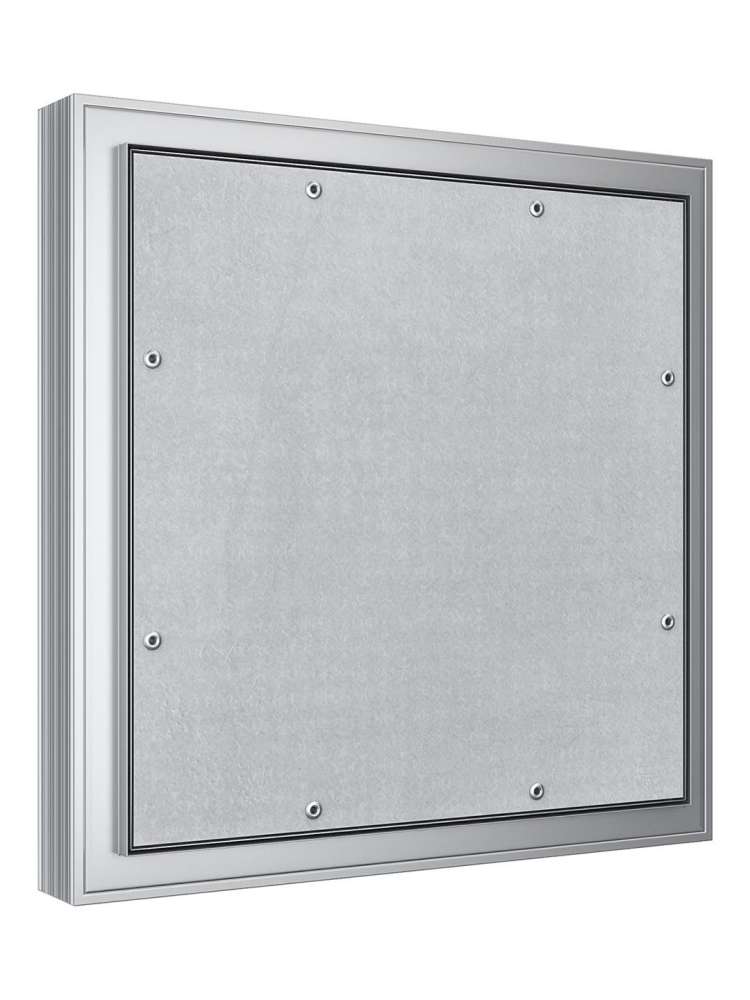 Люк ревизионный D Ceramo Comfort 500х500 скрытый монтаж усиленная петля алюминий EVECS