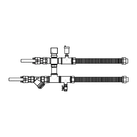 Узел регулирования для фанкойла AIRS 20-1.6-3-S-FN-3