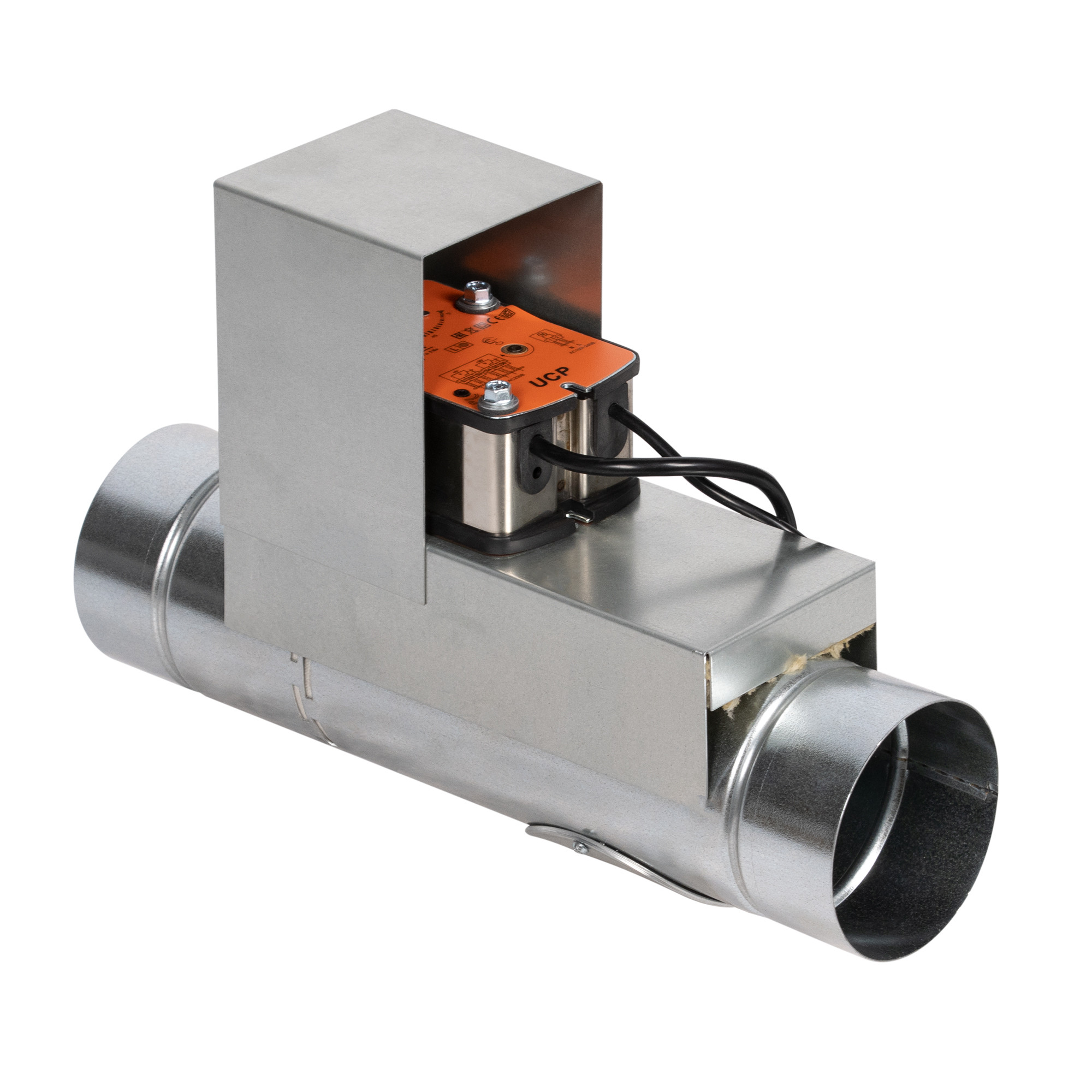 Клапан противопожарный SHUFT SHFDO-60-O-d200-MB24-0-0-0-0