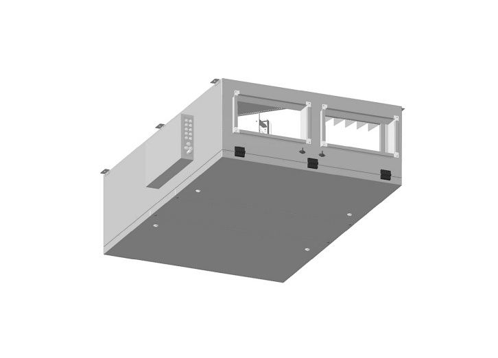 Вентиляционная установка Shuft UniMAX-P 1500 CW-A приточно-вытяжная