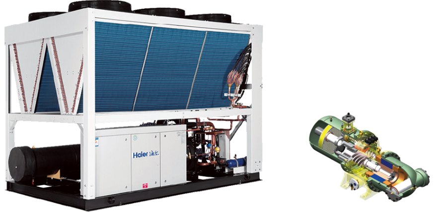 Винтовой чиллер Haier CI1310PANF с воздушным охлаждением Винтовой чиллер Haier CI1310PANF с воздушным охлаждением