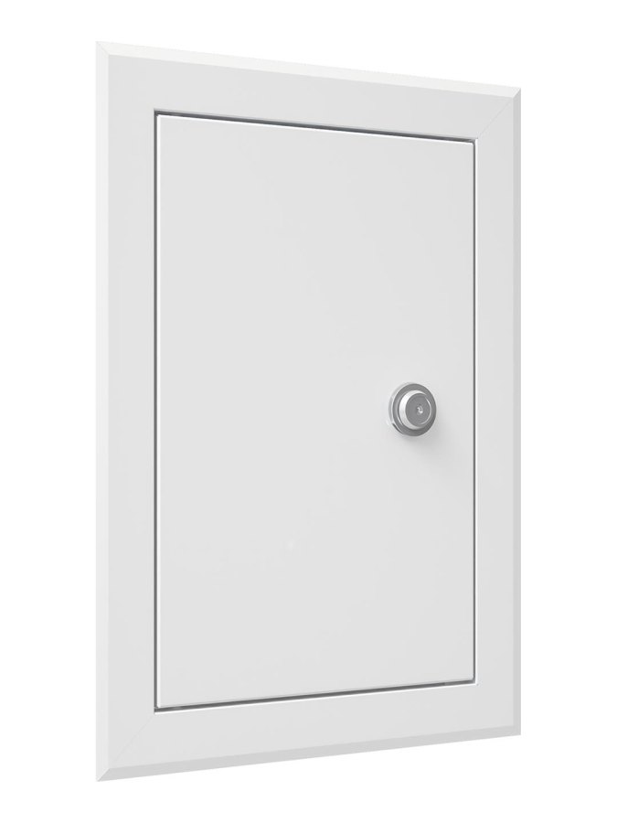 Люк ревизионный ЛТМЗп фланец 200х300 замок 260х360 окрашенная сталь EVECS